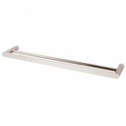Brushed Nickel 800mm Double Towel Rail Stainless Steel 304 Wall Mounted Brushed Nickel 800mm Double Towel Rail Stainless Steel 304 Wall Mounted